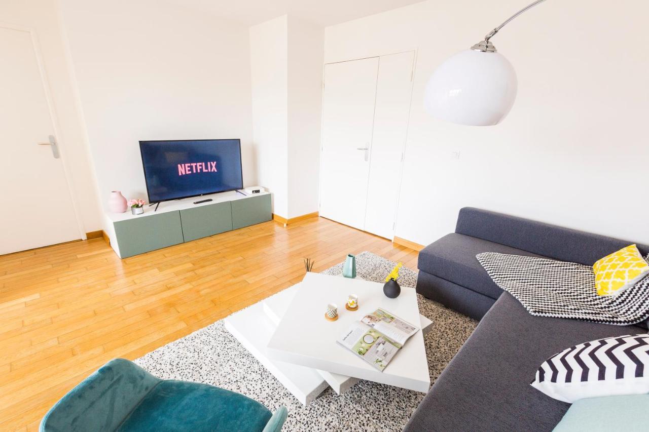 Immotovo - Suite Moderne - Paris 8 Min - Parking - Netflix Villejuif Ngoại thất bức ảnh